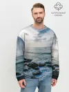 Мужской свитшот базовый / Море