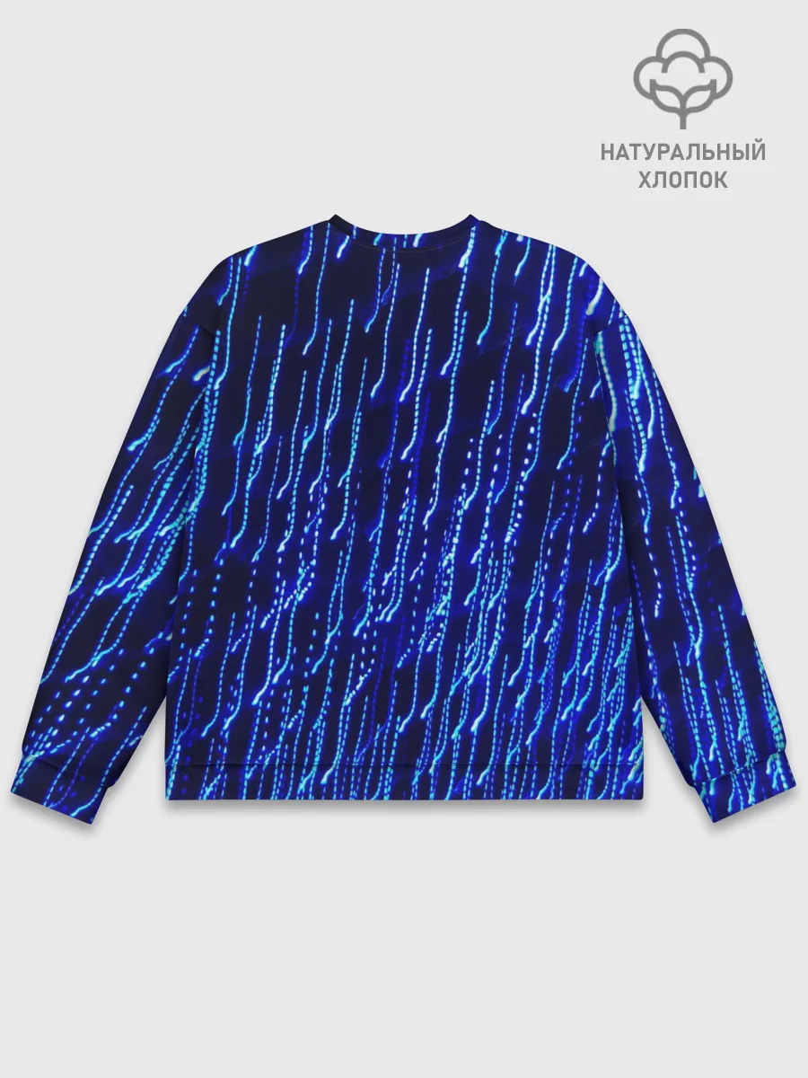 Мужской свитшот базовый / Neon rain