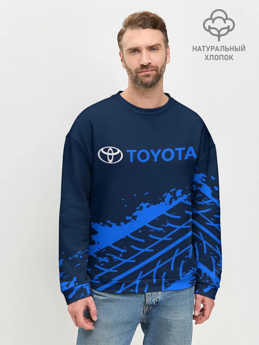 Мужской свитшот базовый / TOYOTA / ТОЙОТА