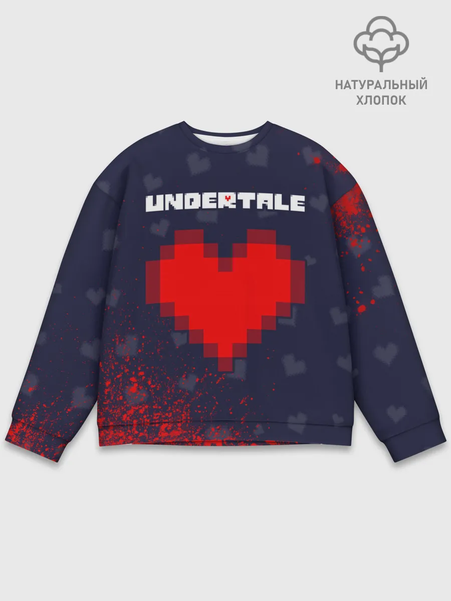 Мужской свитшот базовый / UNDERTALE / АНДЕРТЕЙЛ