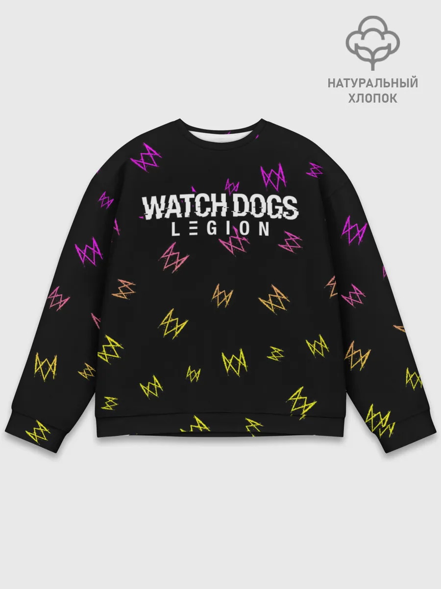 Мужской свитшот базовый / WATCH DOGS LEGION / ВОТЧ ДОГС