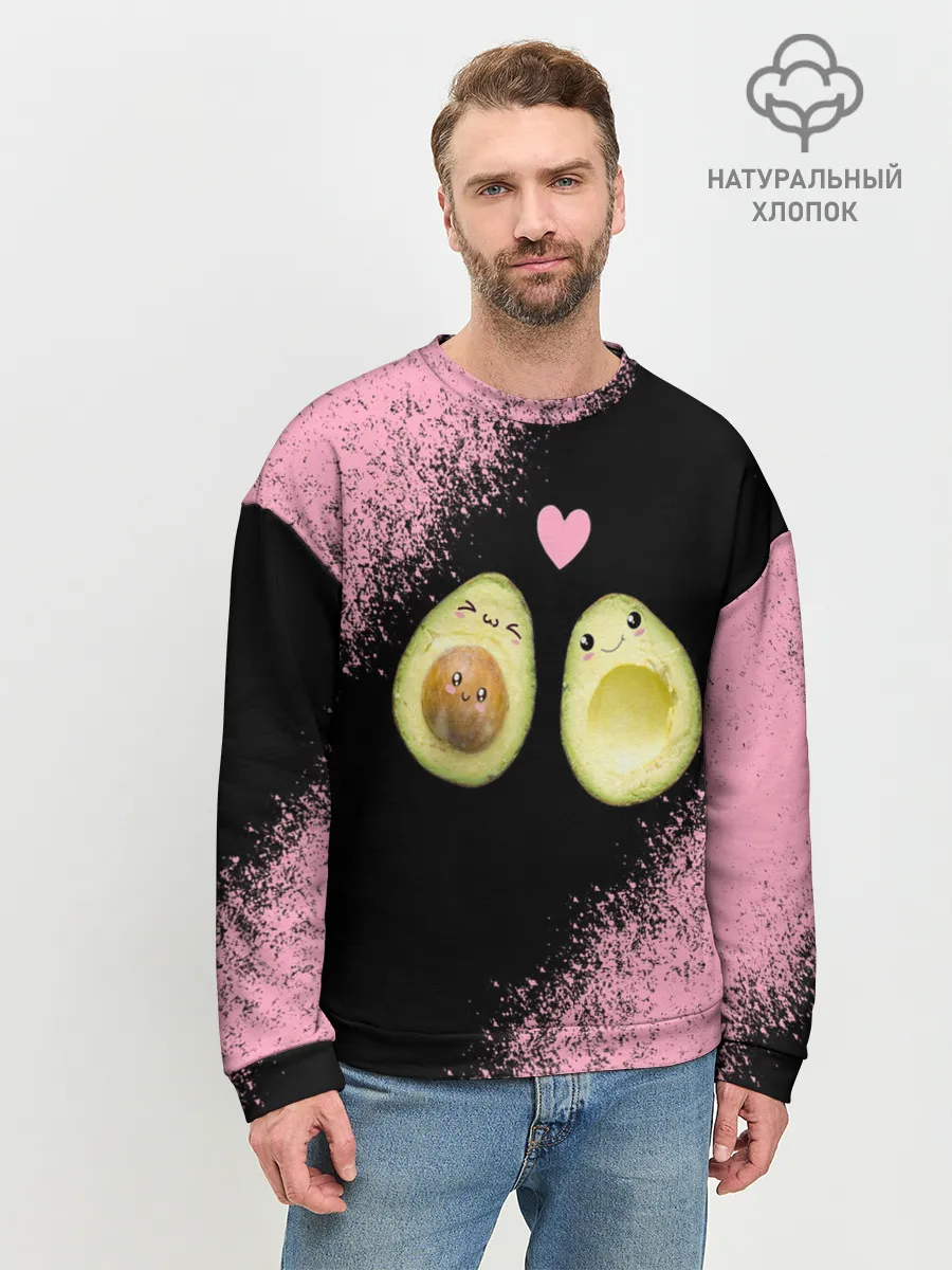 Мужской свитшот базовый / Авокадо