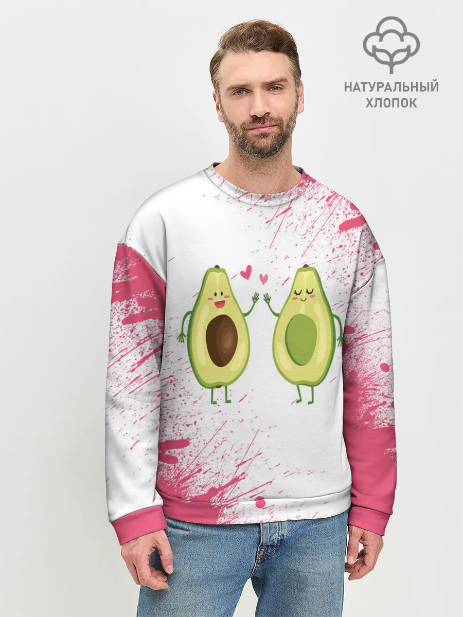 Мужской свитшот базовый / Авокадо