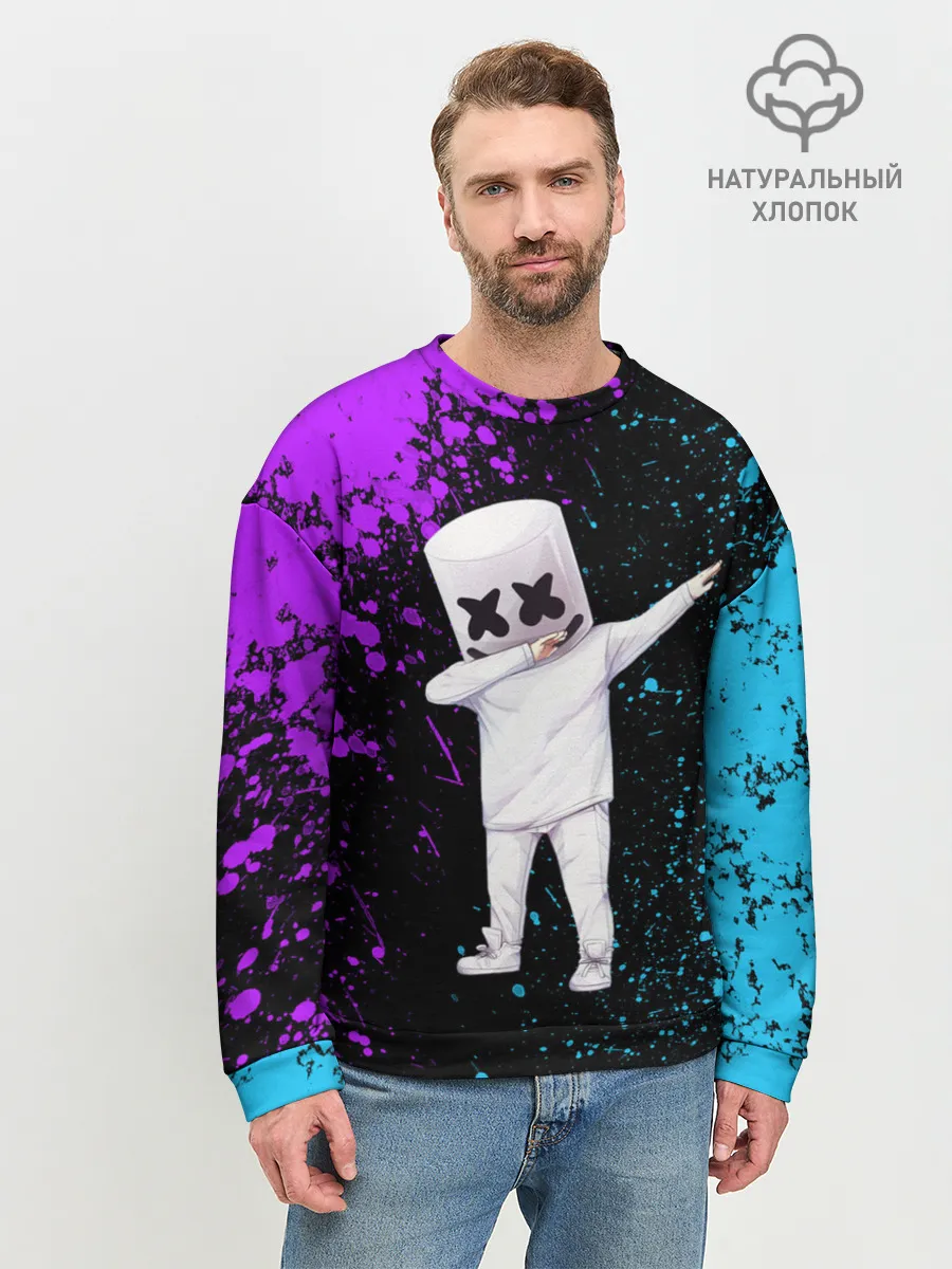 Мужской свитшот базовый / MARSHMELLO