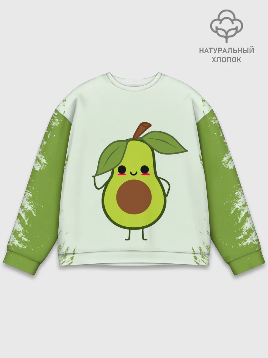 Мужской свитшот базовый / Авокадо