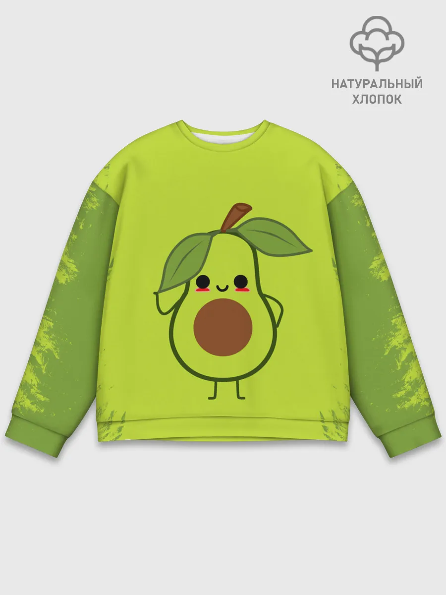 Мужской свитшот базовый / Авокадо