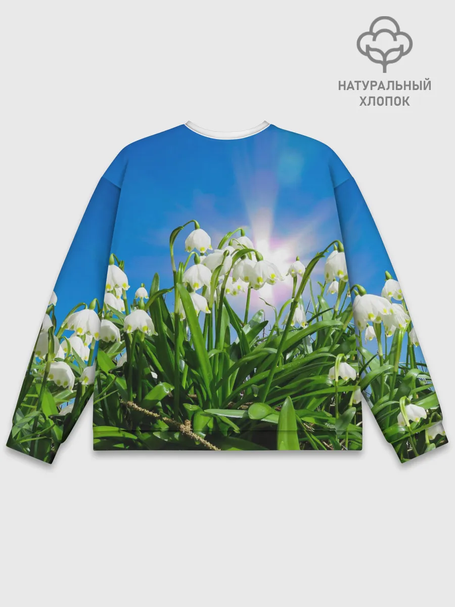 Мужской свитшот базовый / Подснежники