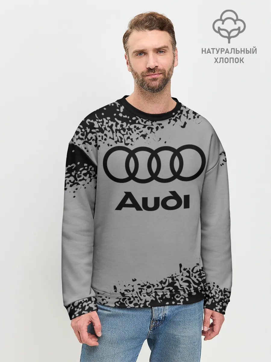 Мужской свитшот базовый / AUDI / АУДИ