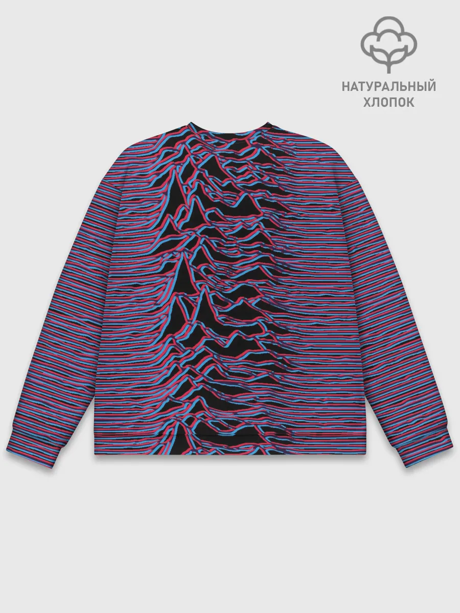 Мужской свитшот базовый / Joy Division Glitch