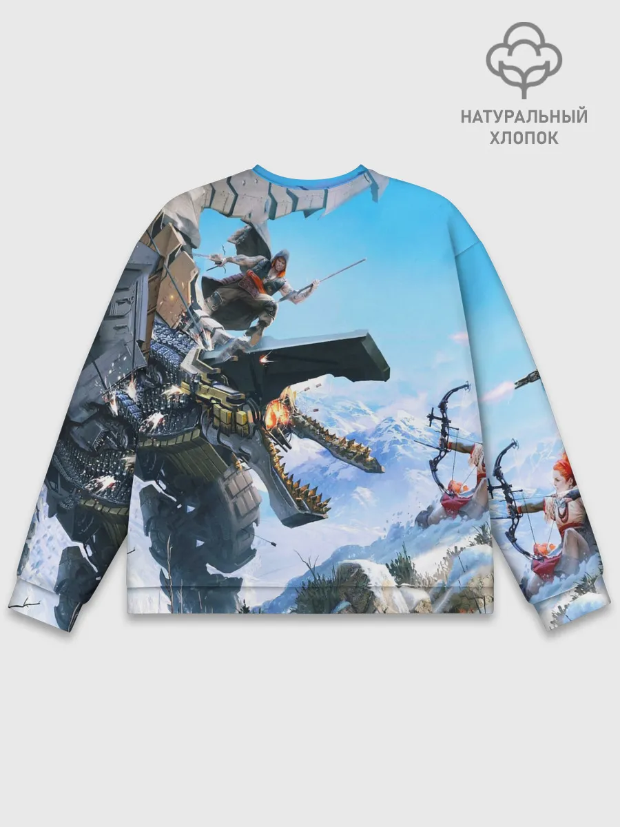 Мужской свитшот базовый / Horizon Zero Dawn