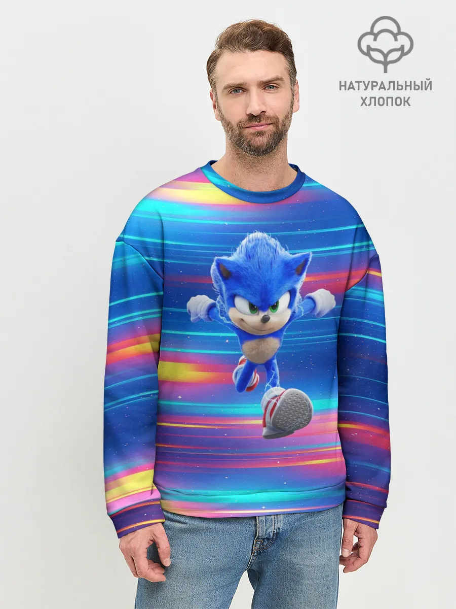 Мужской свитшот базовый / Sonic | Speed