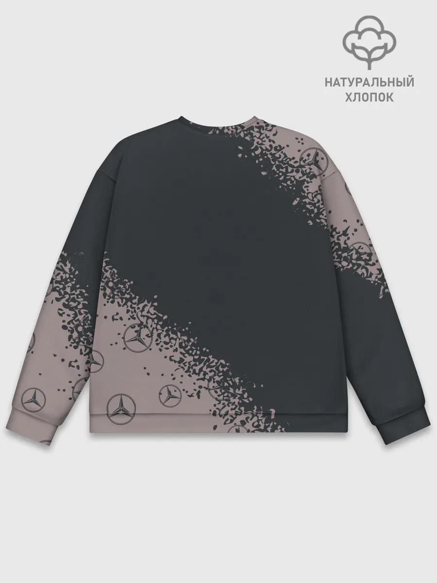 Мужской свитшот базовый / MERCEDES / МЕРСЕДЕС