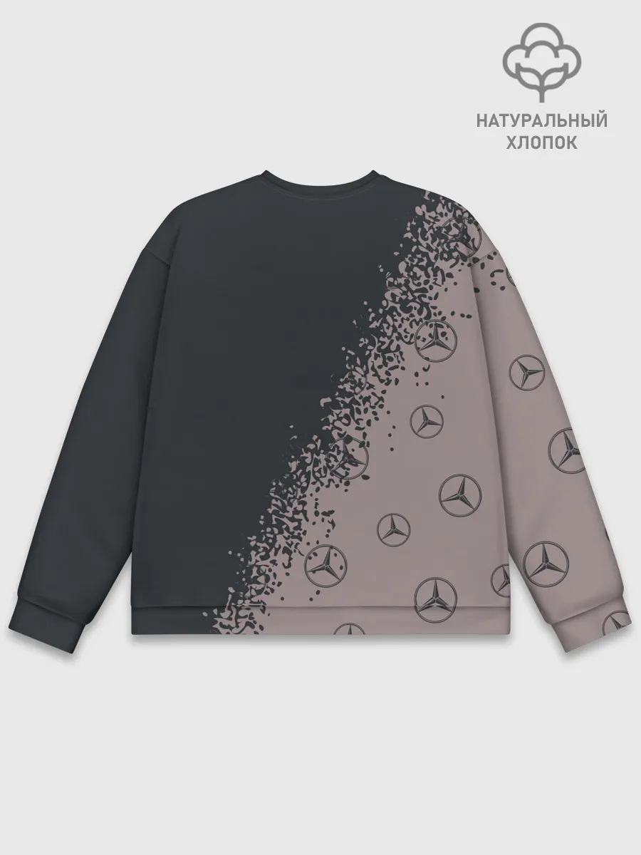 Мужской свитшот базовый / MERCEDES / МЕРСЕДЕС