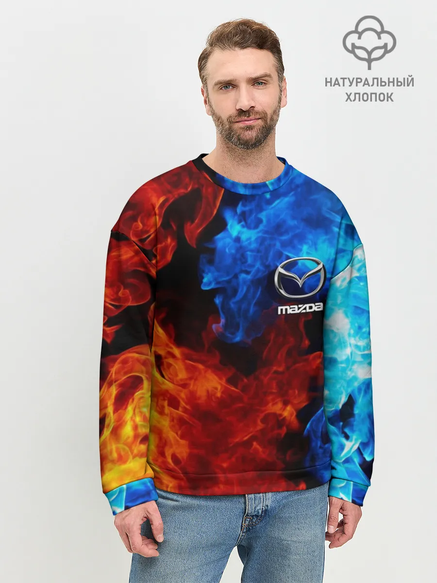 Мужской свитшот базовый / MAZDA