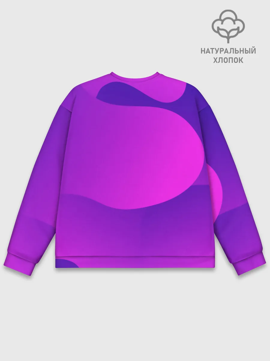 Мужской свитшот базовый / НЕОНОВАЯ ГЕОМЕТРИЯ