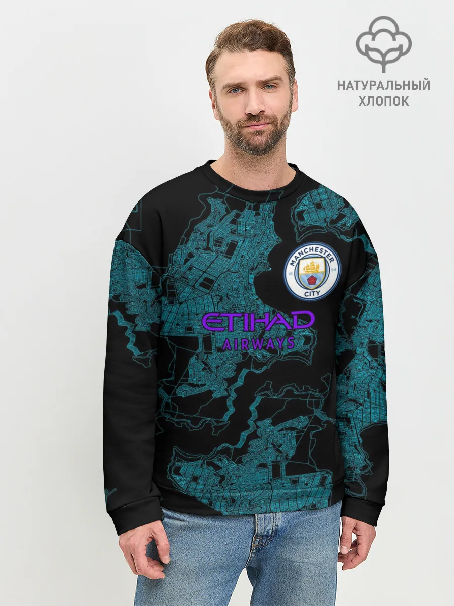Мужской свитшот базовый / Manchester City | МанСити