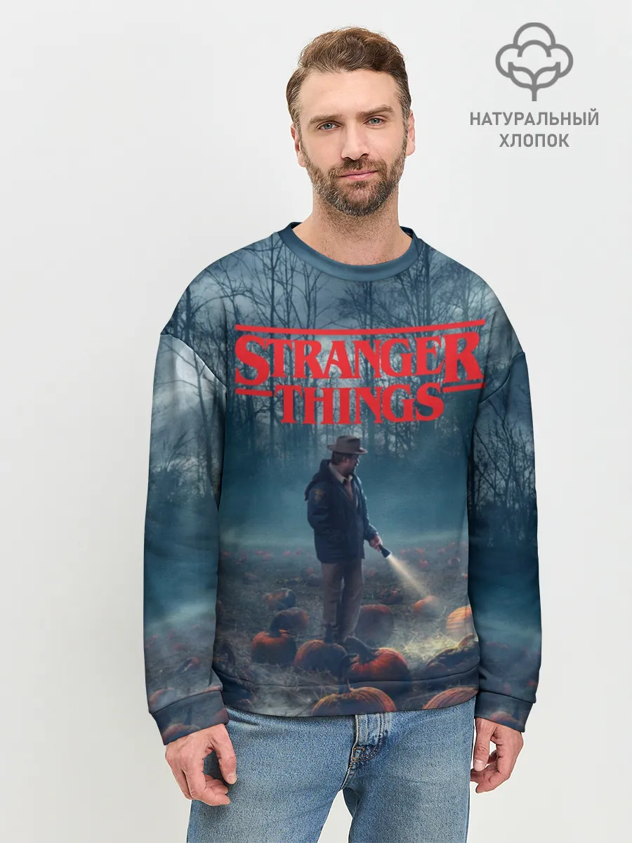 Мужской свитшот базовый / Stranger Things