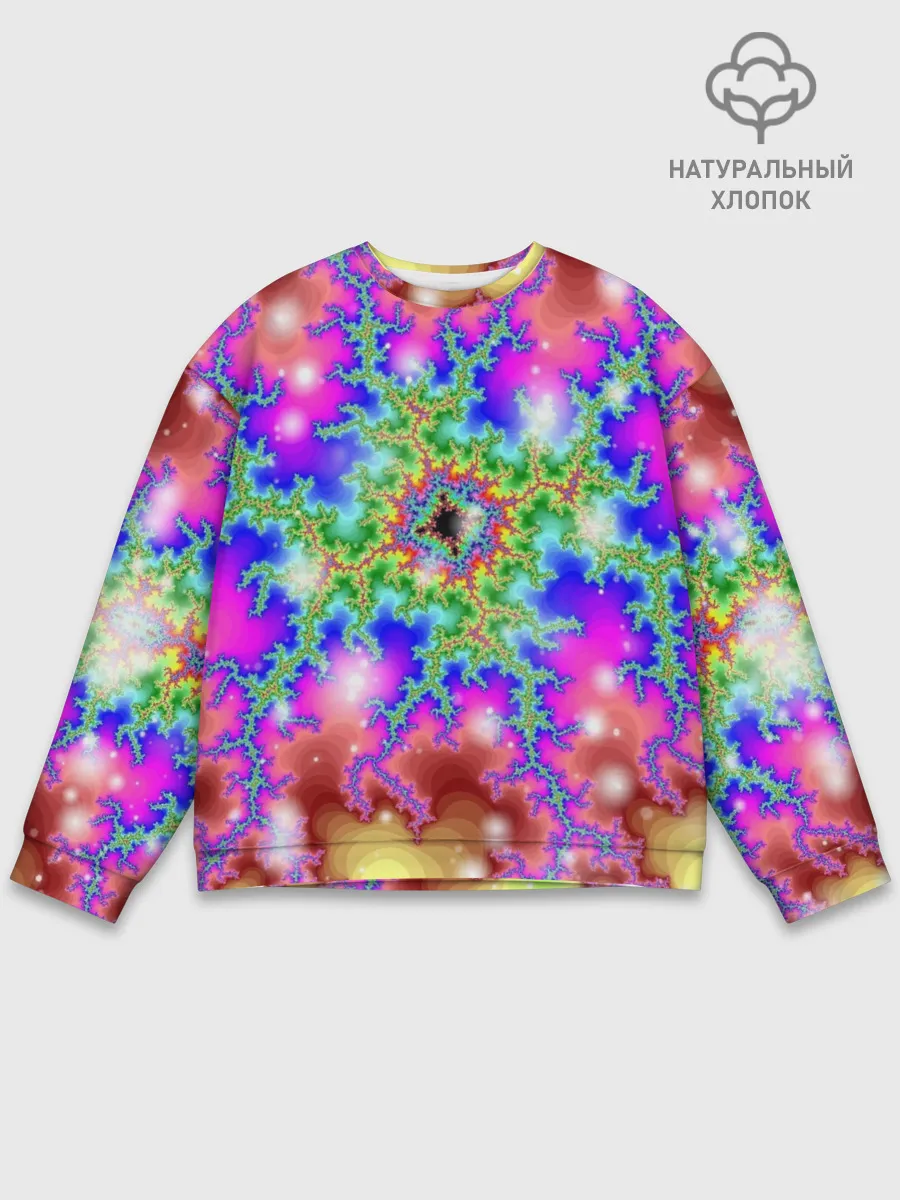 Мужской свитшот базовый / Абстракция