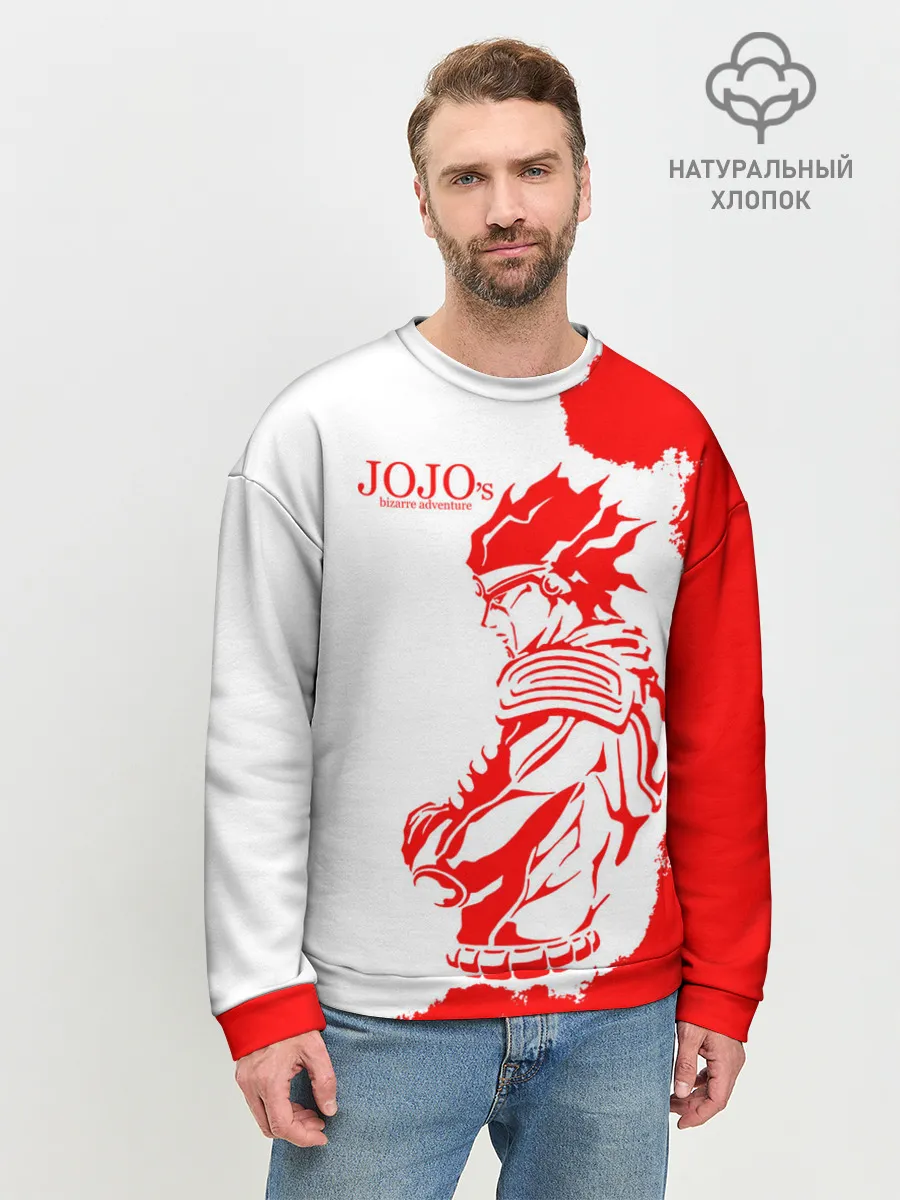 Мужской свитшот базовый / Хамон красный