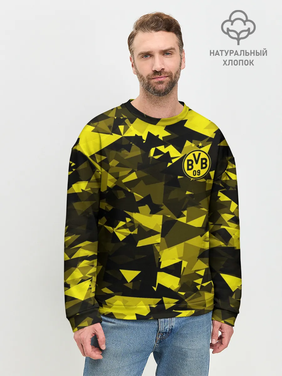 Мужской свитшот базовый / Borussia | Боруссия