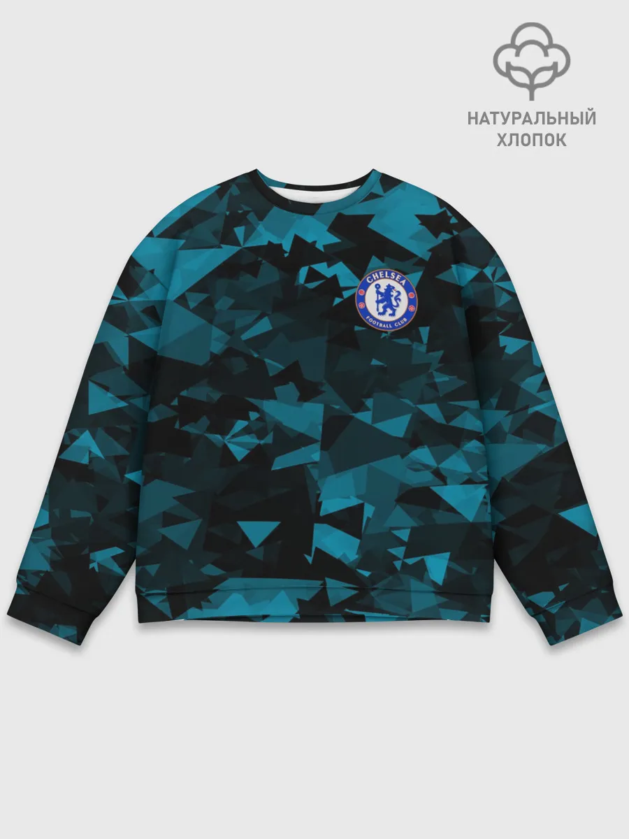 Мужской свитшот базовый / Chelsea | Челси