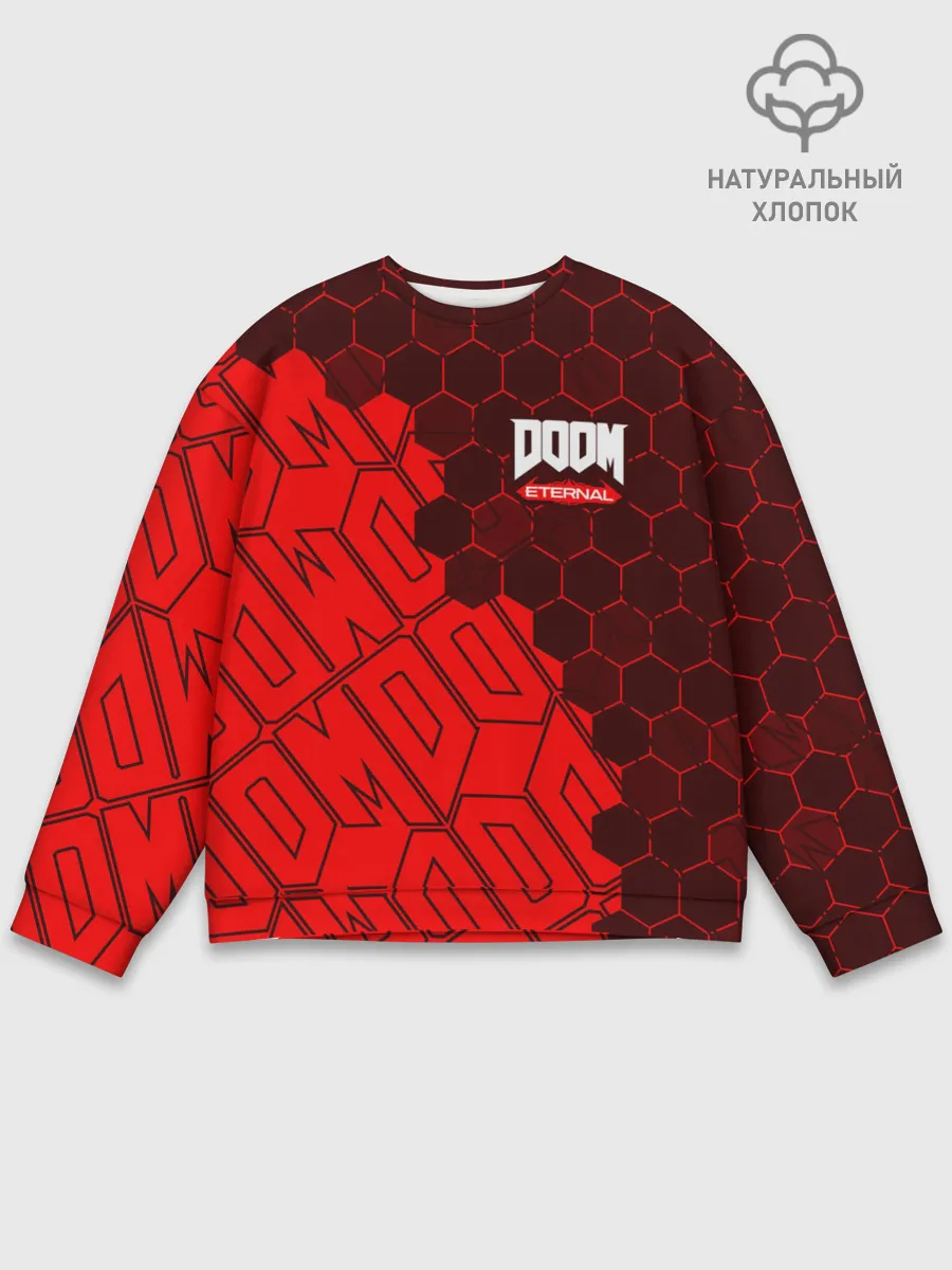 Мужской свитшот базовый / DOOM ETERNAL / ДУМ ЭТЕРНАЛ