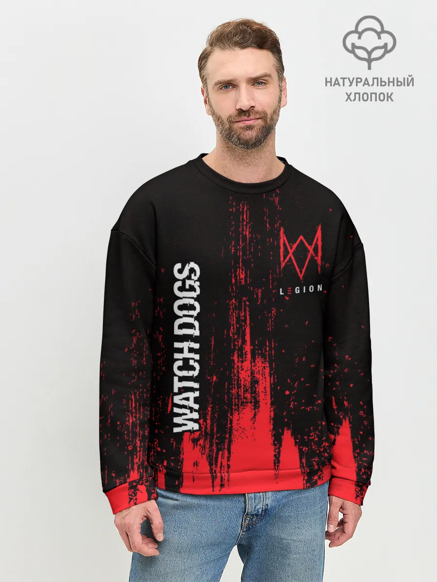 Мужской свитшот базовый / WATCH DOGS LEGION / ВОТЧ ДОГС