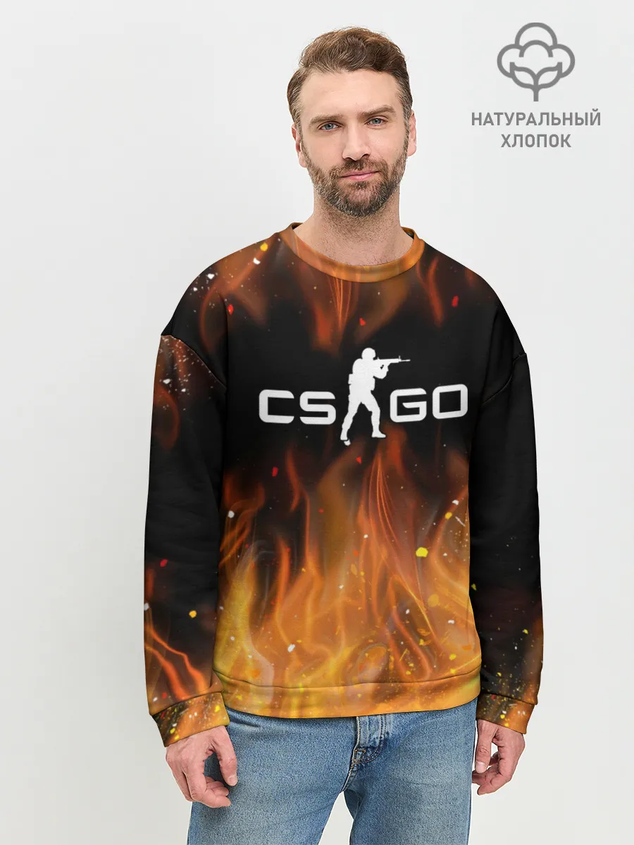 Мужской свитшот базовый / COUNTER STRIKE