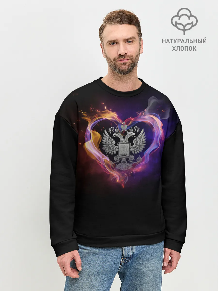 Мужской свитшот базовый / Герб