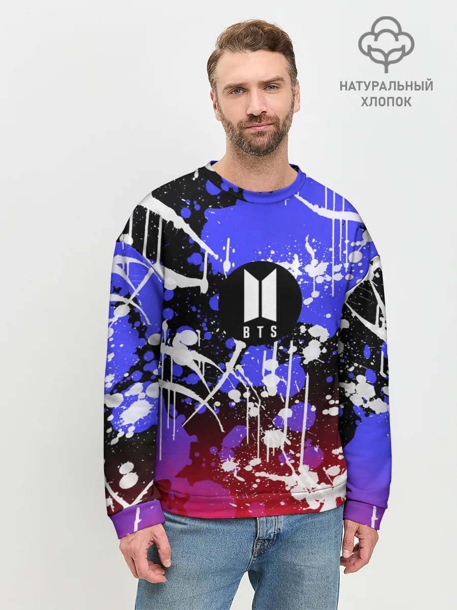 Мужской свитшот базовый / BTS