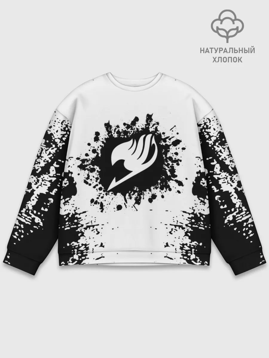 Мужской свитшот базовый / Хвост Феи монохромный