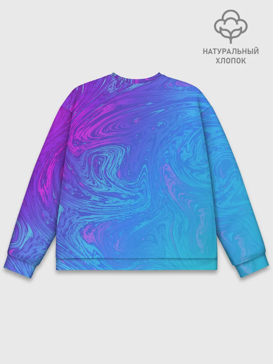 Мужской свитшот базовый / BACKGROUND IN NEON