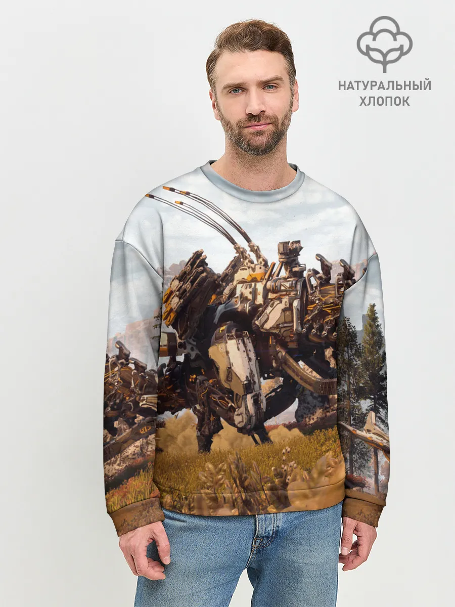 Мужской свитшот базовый / Horizon Zero Dawn