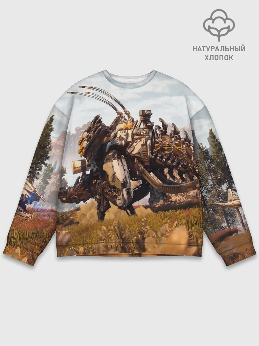 Мужской свитшот базовый / Horizon Zero Dawn