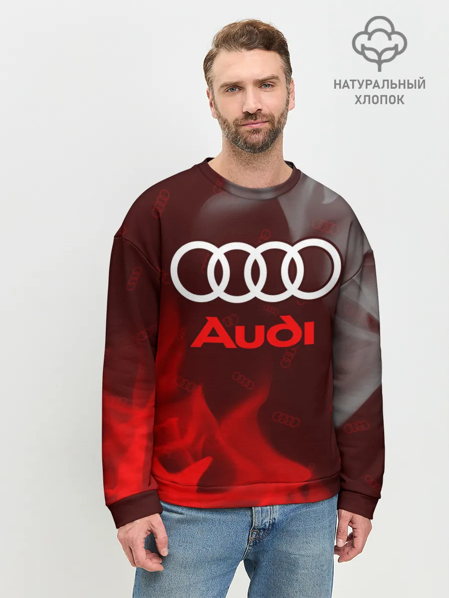 Мужской свитшот базовый / AUDI / АУДИ