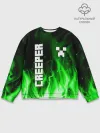 Мужской свитшот базовый / MINECRAFT CREEPER