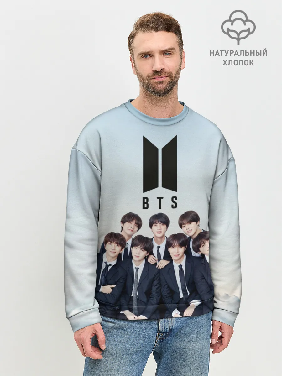 Мужской свитшот базовый / BTS