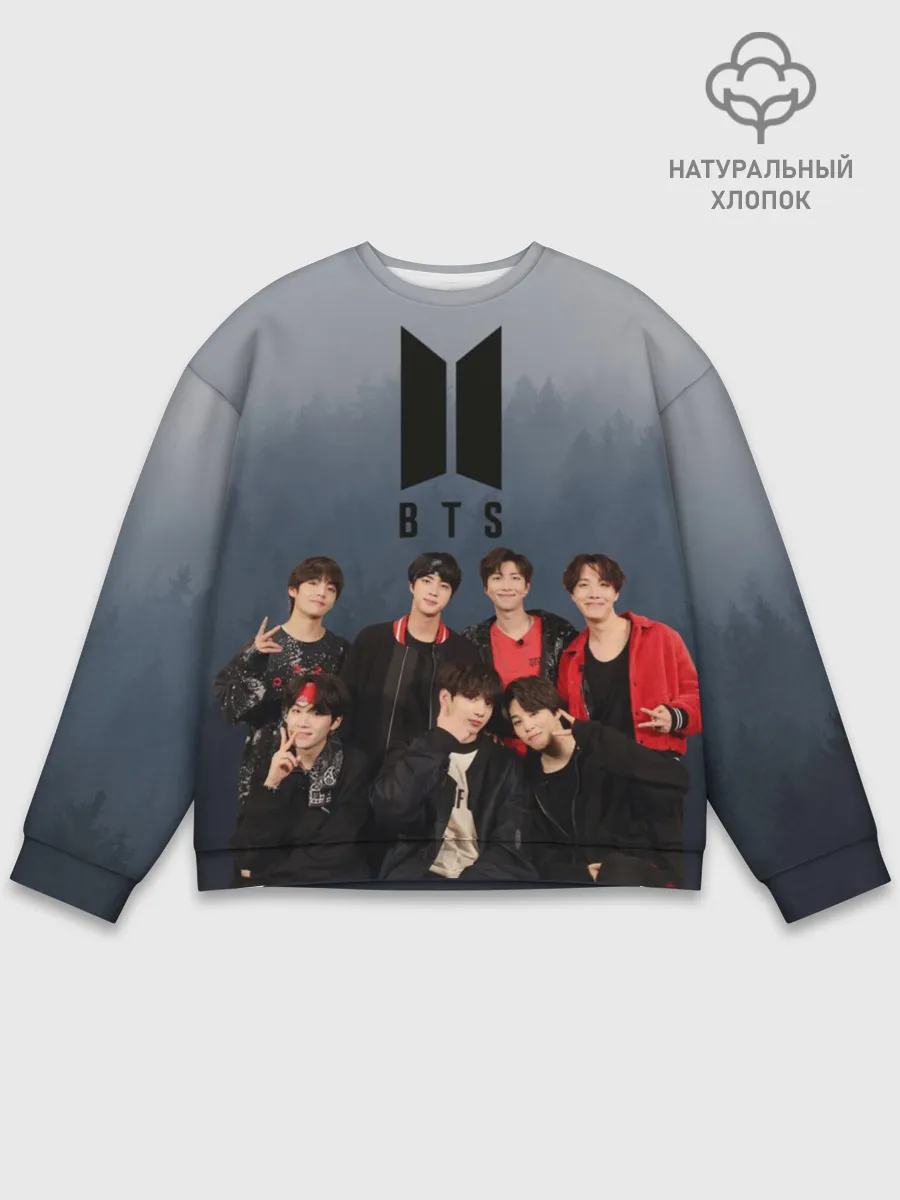 Мужской свитшот базовый / BTS Forest