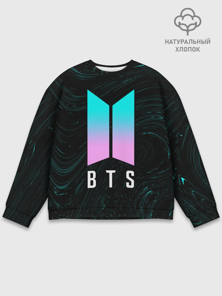 Мужской свитшот базовый / BTS / БТС