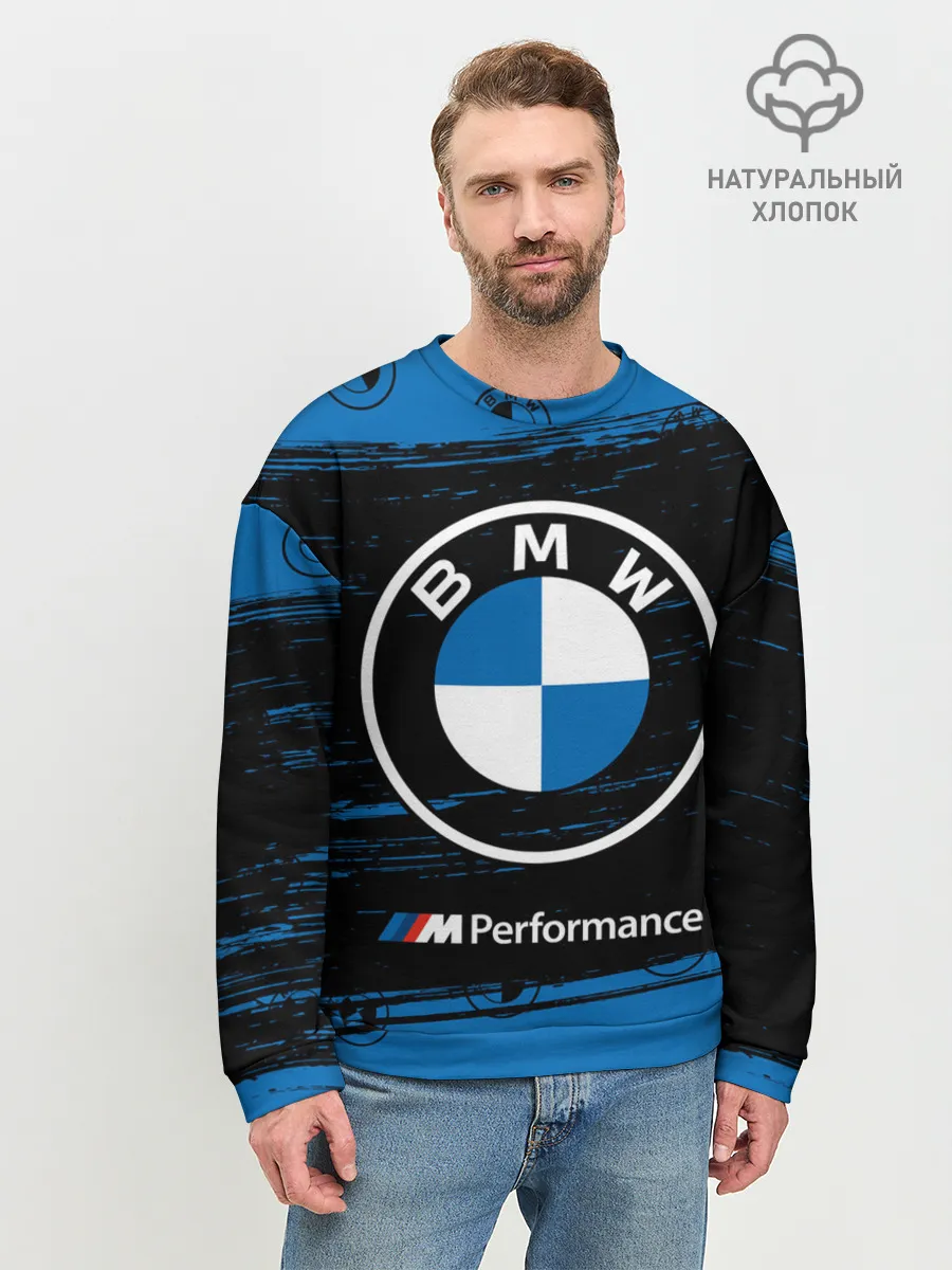 Мужской свитшот базовый / BMW / БМВ