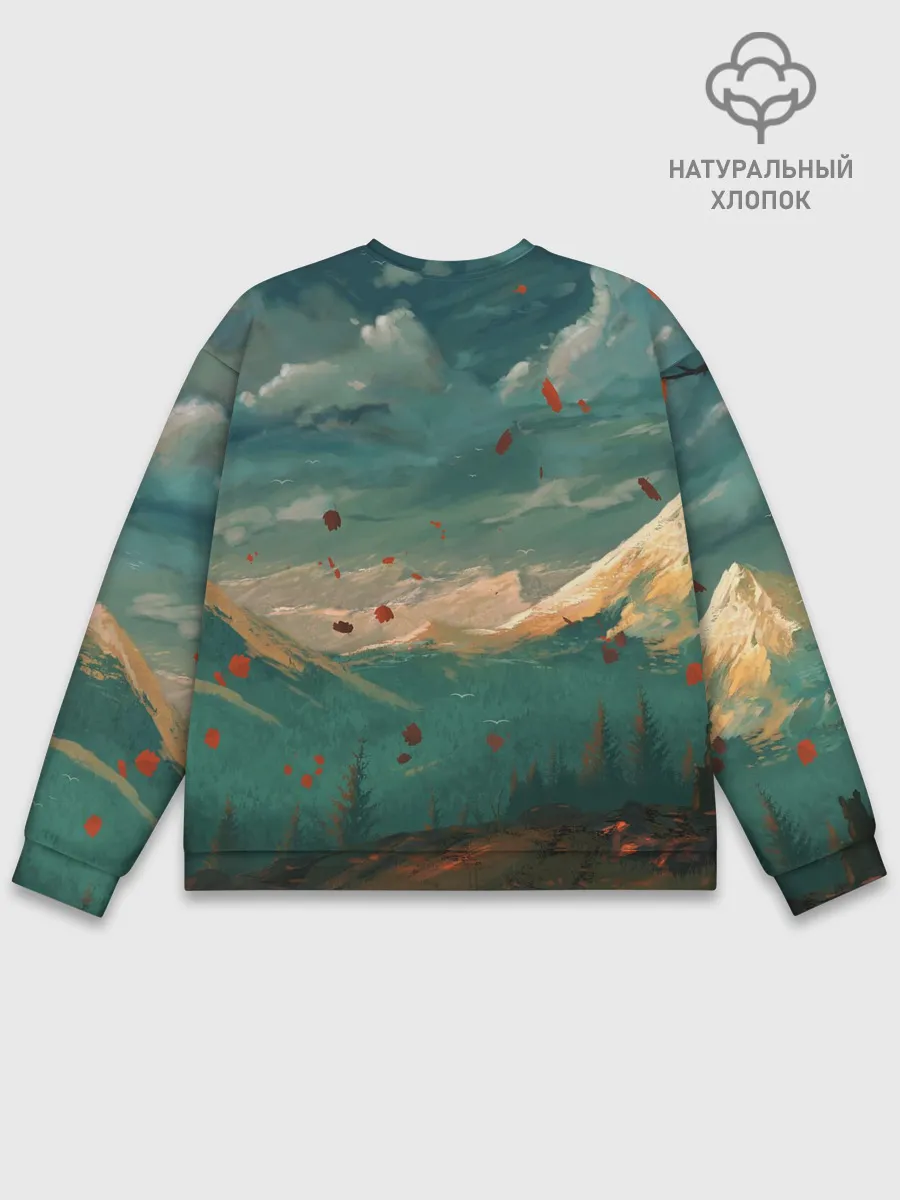 Мужской свитшот базовый / Горы