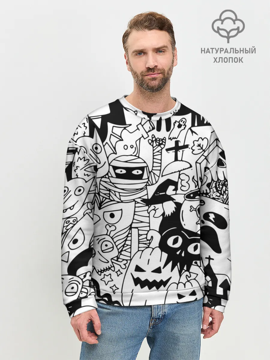 Мужской свитшот базовый / Halloween