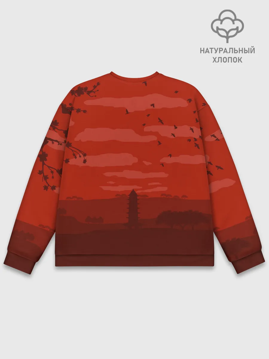 Мужской свитшот базовый / Сакура