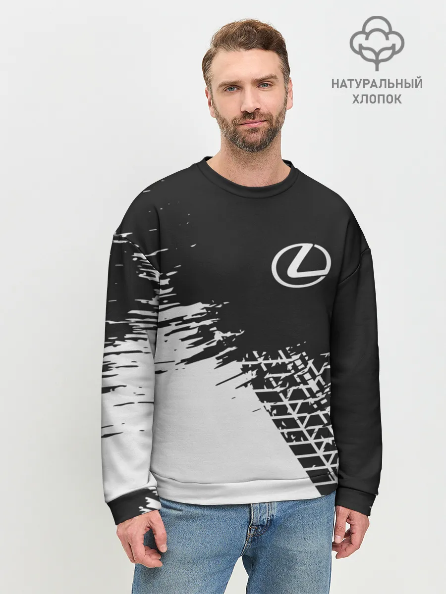 Мужской свитшот базовый / LEXUS / ЛЕКСУС