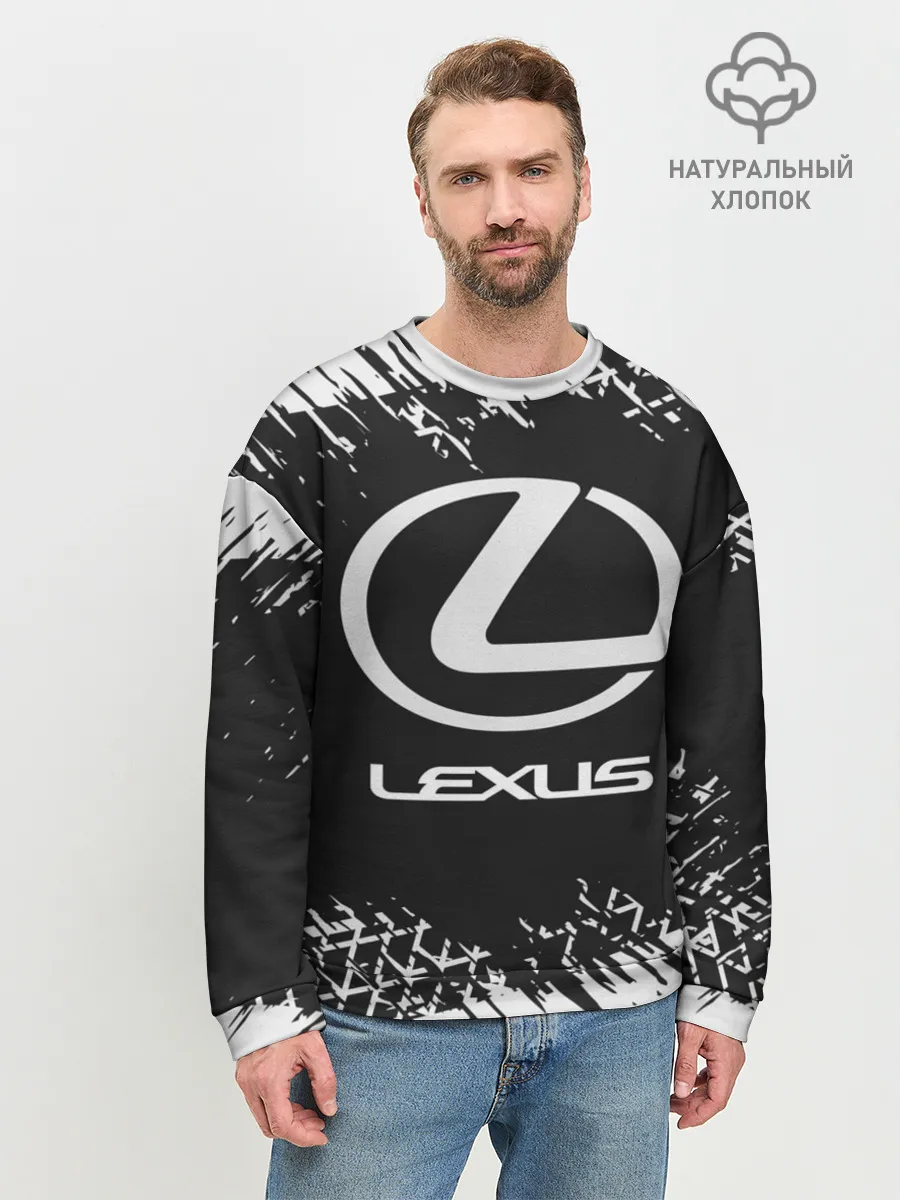 Мужской свитшот базовый / LEXUS / ЛЕКСУС