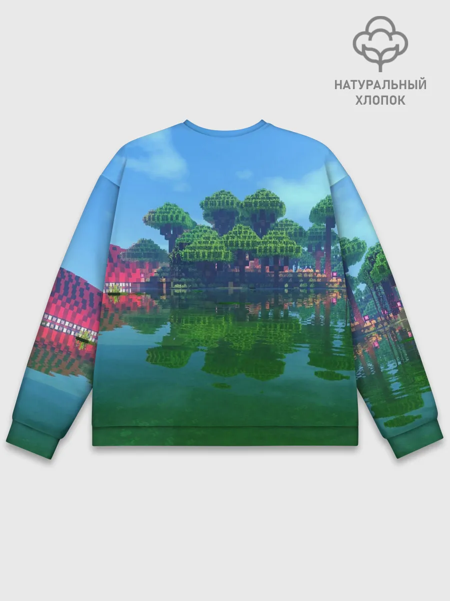 Мужской свитшот базовый / minecraft