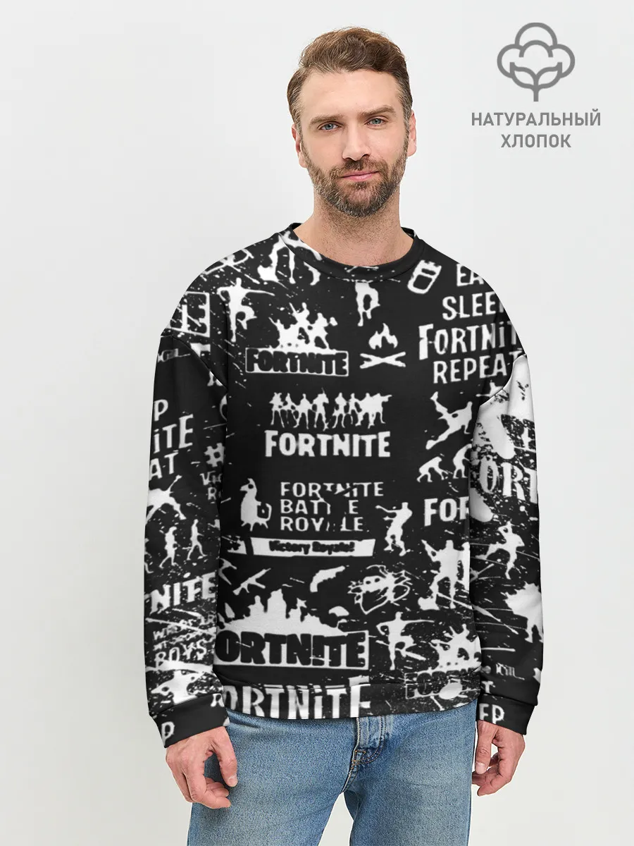 Мужской свитшот базовый / Fortnite.