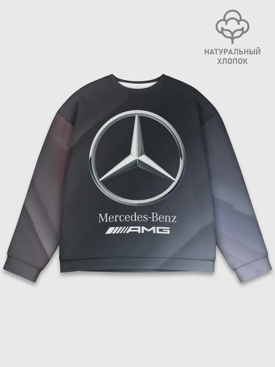 Мужской свитшот базовый / MERCEDES / МЕРСЕДЕС