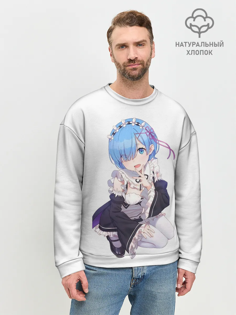 Мужской свитшот базовый / Re:Zero