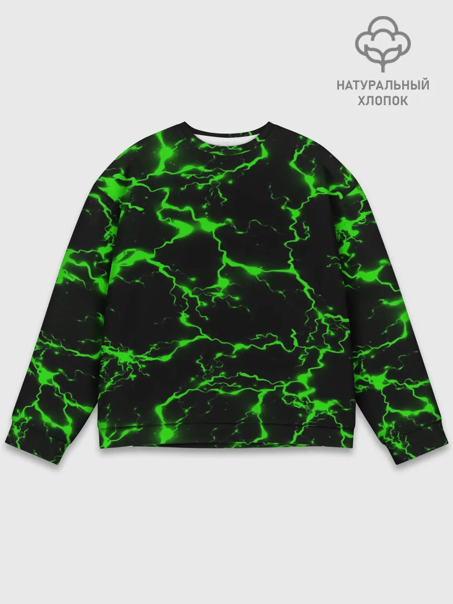 Мужской свитшот базовый / Green Flash